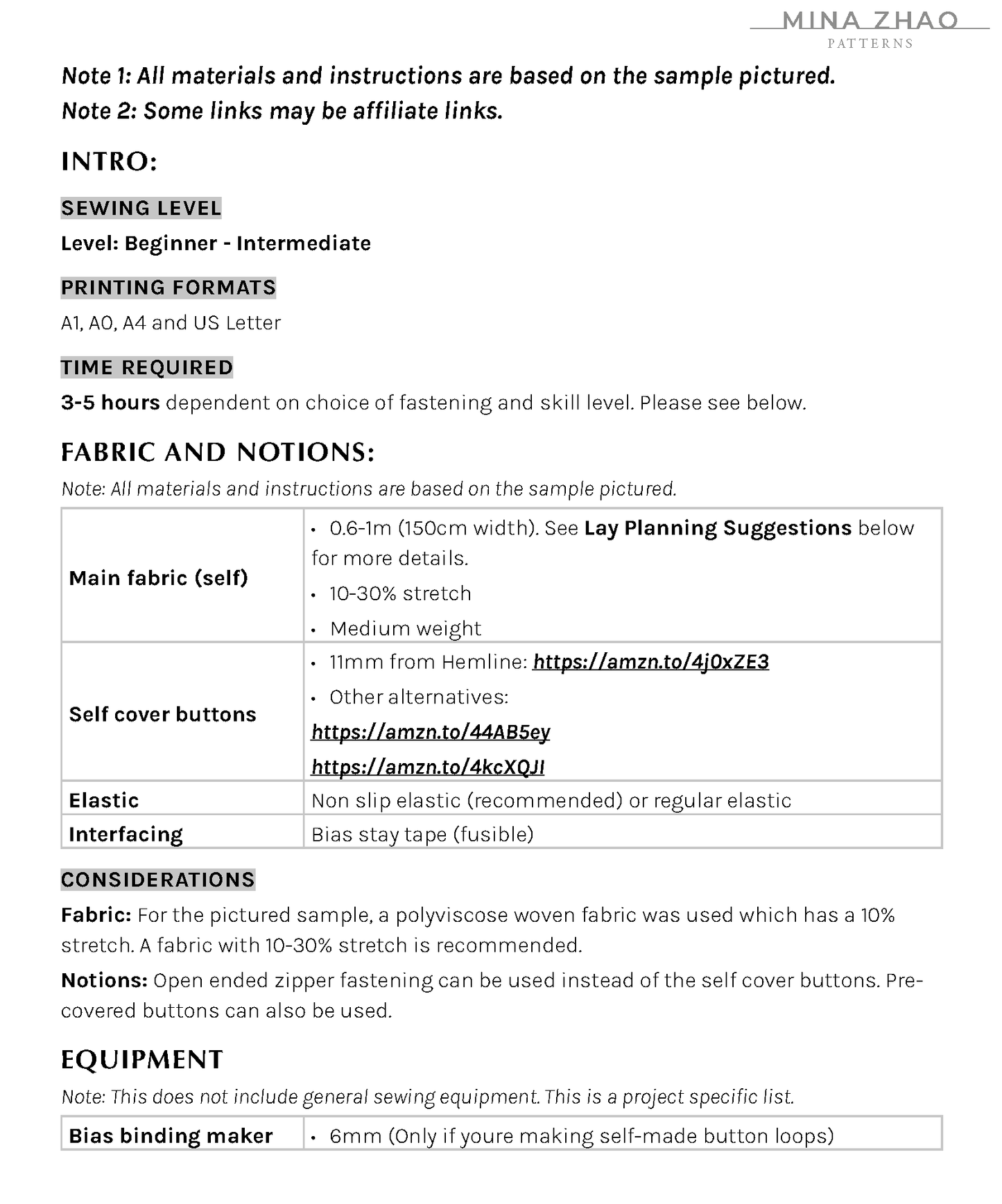 Fiona Bandeau Strapless Top Bustier (Stretch) | Size UK4-16 US0-12 | PDF SEWING PATTERN