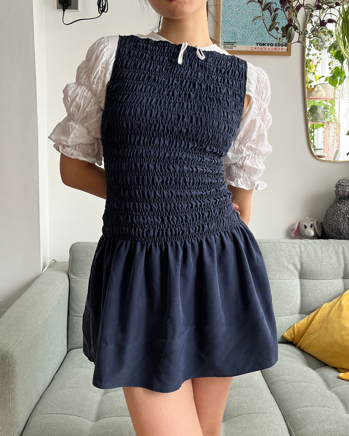 Gaia Shirred Dress (Woven) | Size UK4-22 US0-18 | PDF SEWING PATTERN