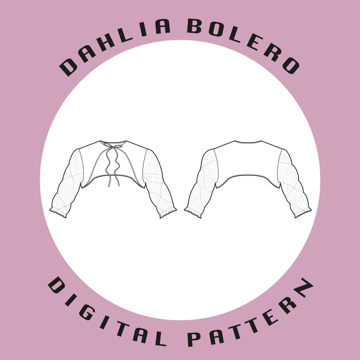 Dahlia Bolero | Size UK4-22 US0-18 | PDF SEWING PATTERN
