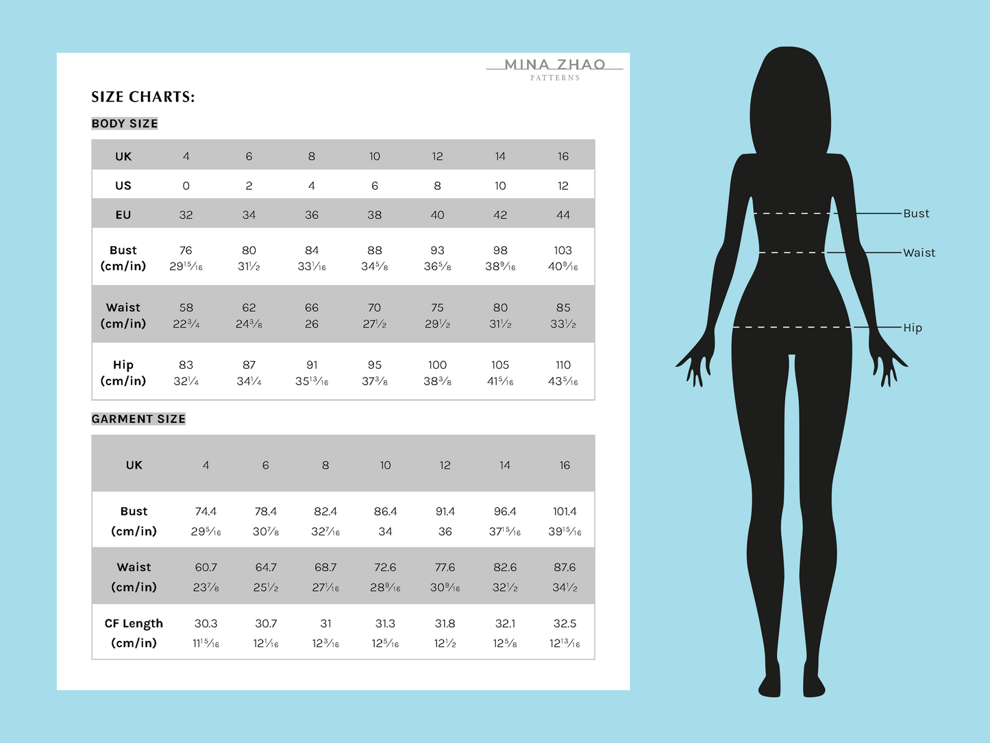 Fiona Bandeau Strapless Top Bustier (Stretch) | Size UK4-16 US0-12 | PDF SEWING PATTERN