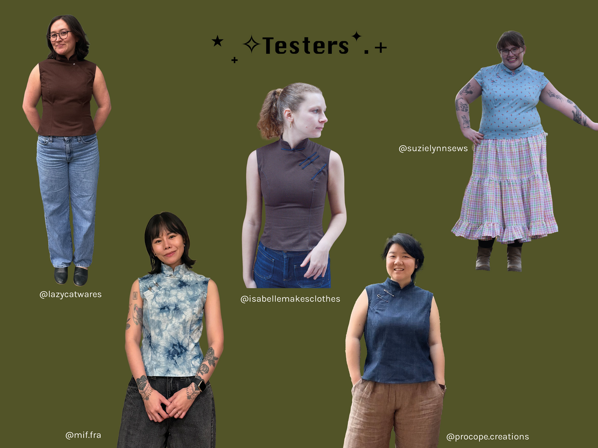 Jun Top | Size UK4-20 US0-16 | PDF SEWING PATTERN