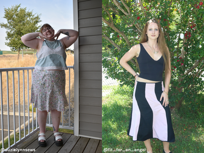 Kayla Skirt | Size UK4-22 US0-18 | PDF SEWING PATTERN