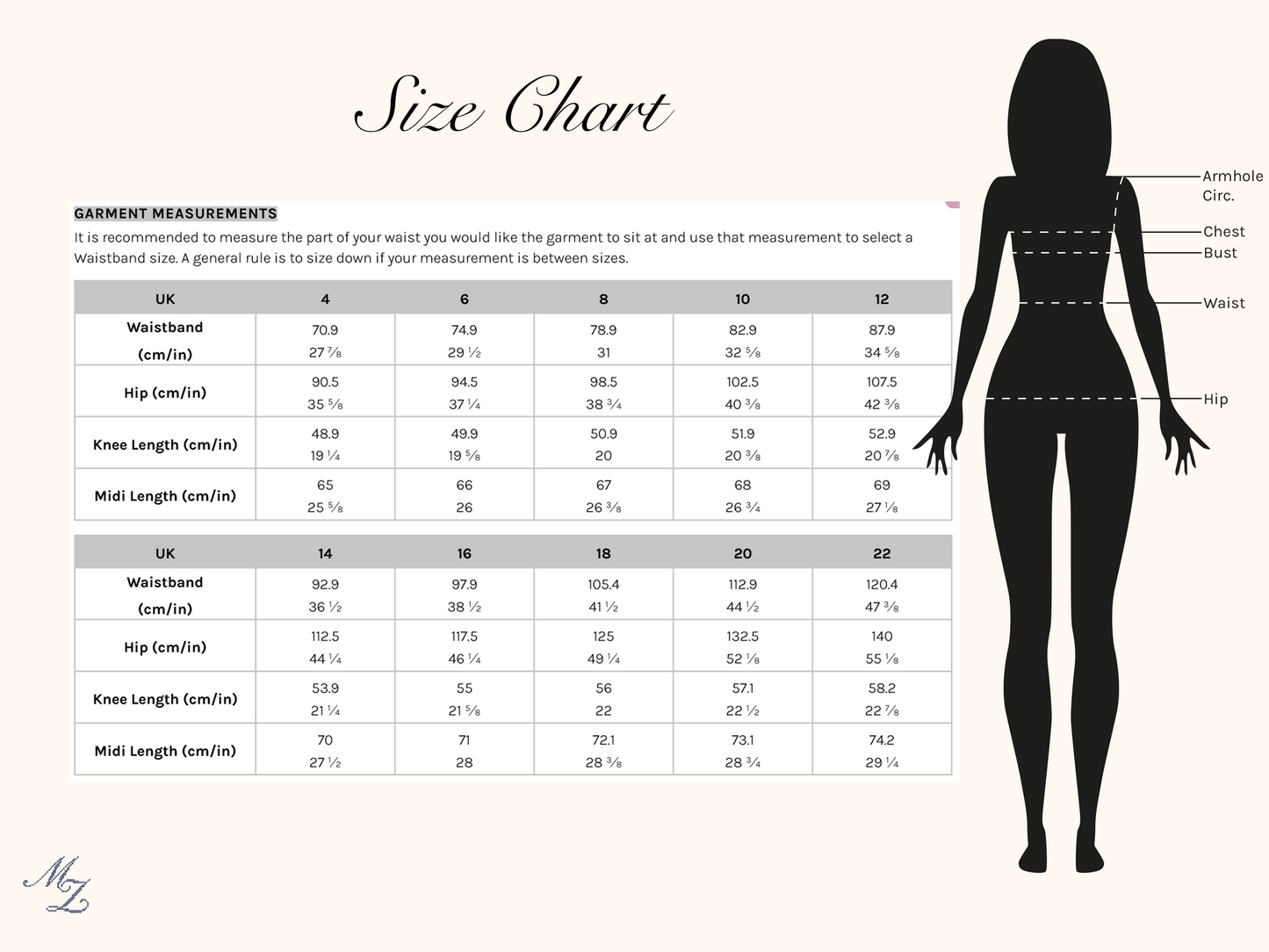Kayla Skirt | Size UK4-22 US0-18 | PDF SEWING PATTERN
