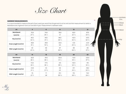 Kayla Skirt | Size UK4-22 US0-18 | PDF SEWING PATTERN