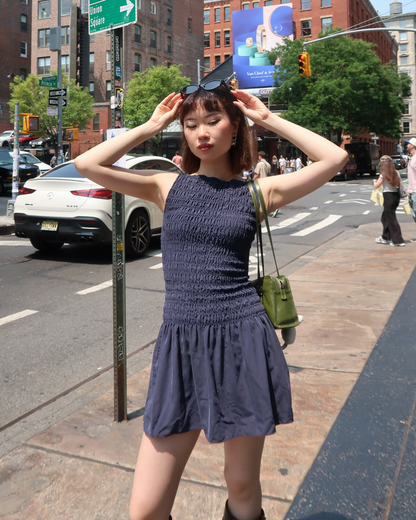 Gaia Shirred Dress (Woven) | Size UK4-22 US0-18 | PDF SEWING PATTERN