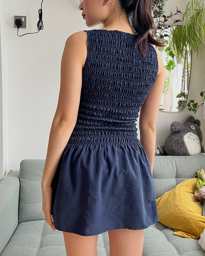 Gaia Shirred Dress (Woven) | Size UK4-22 US0-18 | PDF SEWING PATTERN