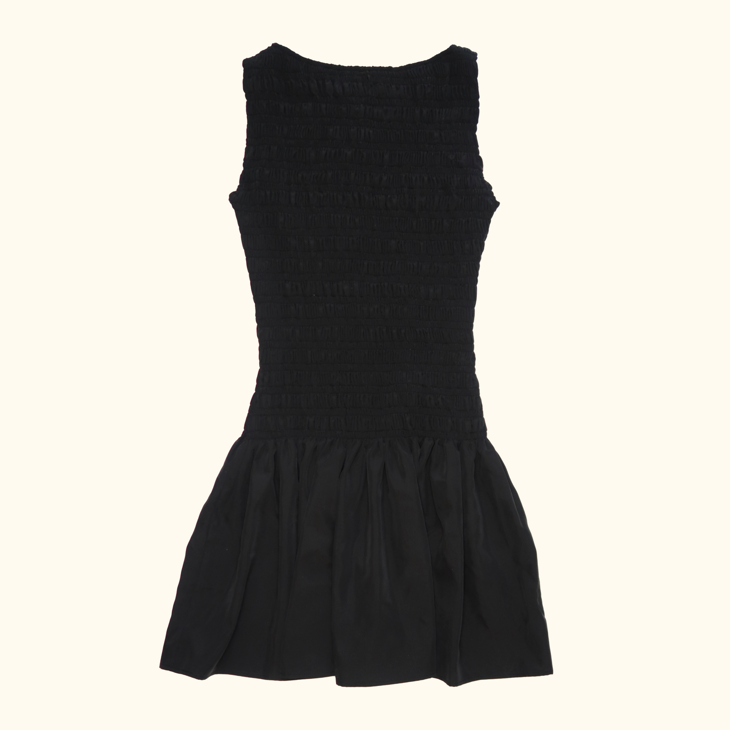 GAIA SHIRRED DRESS