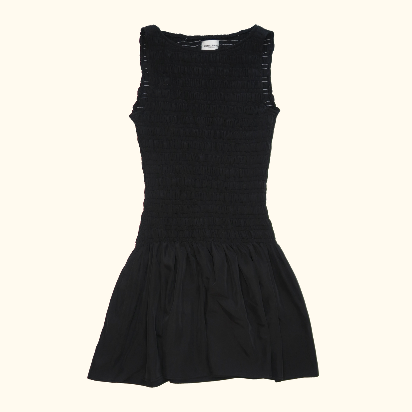 GAIA SHIRRED DRESS