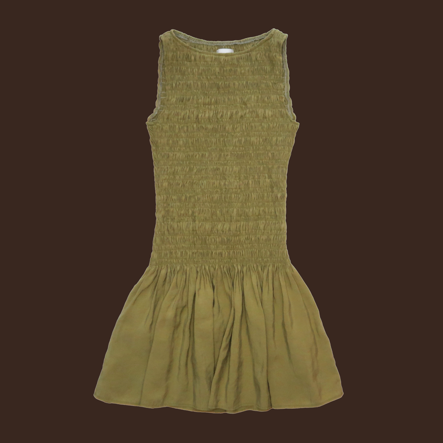 GAIA SHIRRED DRESS