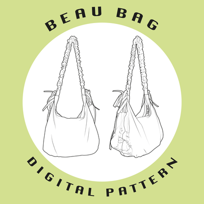 Beau Bag - PDF SEWING PATTERN (Video tutorial)