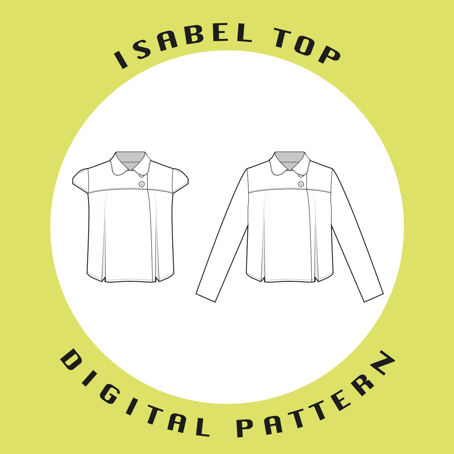 Isabel Top | Size UK4-22 US0-18 | PDF SEWING PATTERN (Video)