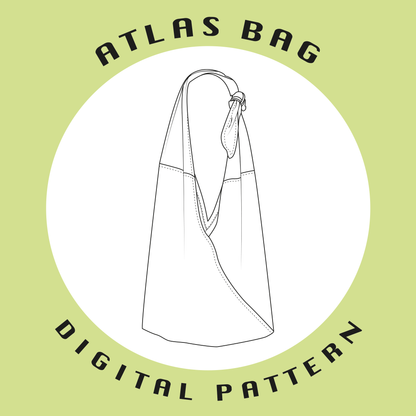 Atlas Knot Bag - PDF SEWING PATTERN (Video tutorial)