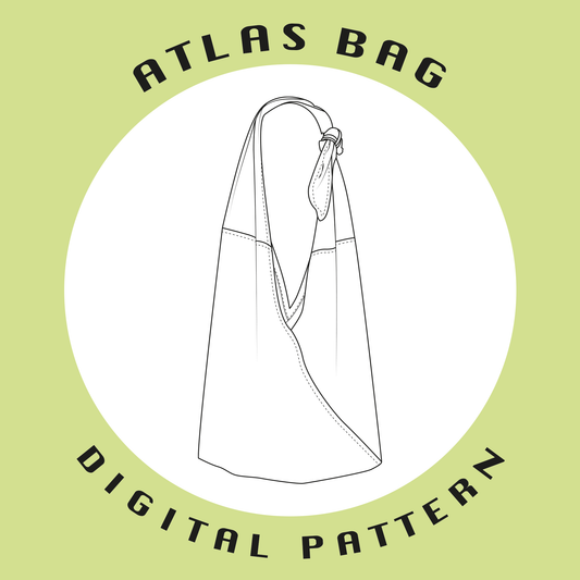 Atlas Knot Bag - PDF SEWING PATTERN (Video tutorial)