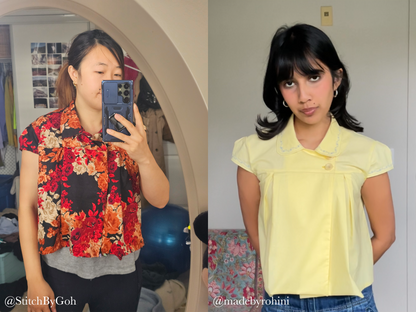 Isabel Top | Size UK4-22 US0-18 | PDF SEWING PATTERN (Video)