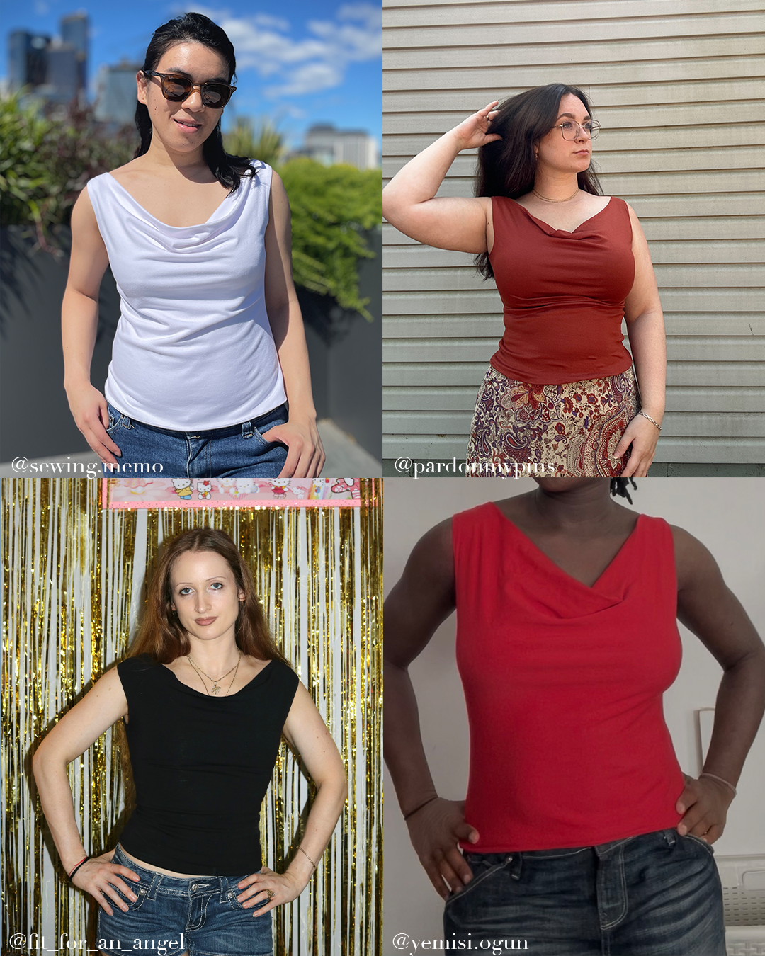 Hera Top and Dress (Stretch) | Size UK4-24 US0-20 | PDF SEWING PATTERN (Video)
