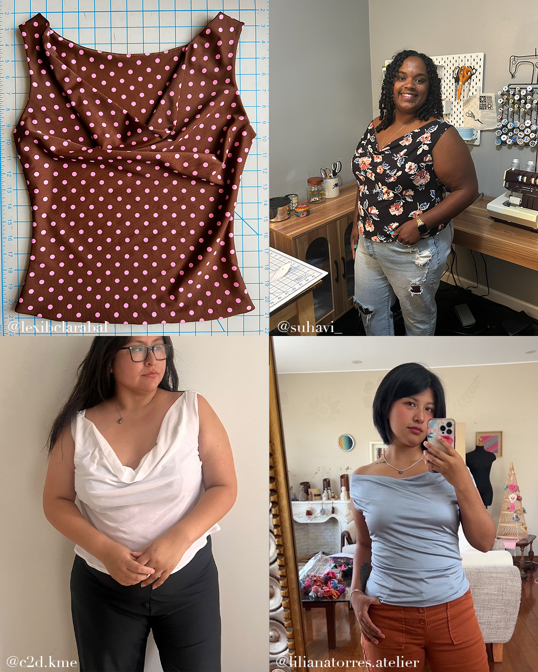 Hera Top and Dress (Stretch) | Size UK4-24 US0-20 | PDF SEWING PATTERN (Video)