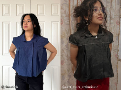 Isabel Top | Size UK4-22 US0-18 | PDF SEWING PATTERN (Video)